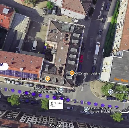Modernesminizimmer-stadtnah-selfcheckin-parkplatz Appartement Neurenberg