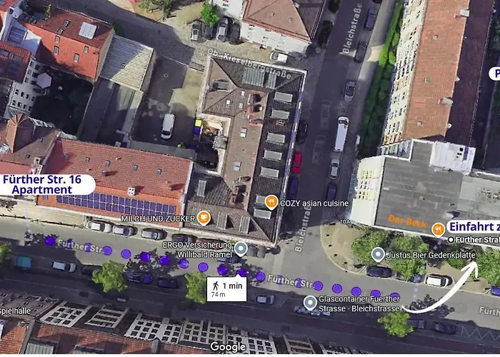 Modernesminizimmer-stadtnah-selfcheckin-parkplatz Apartment Nürnberg